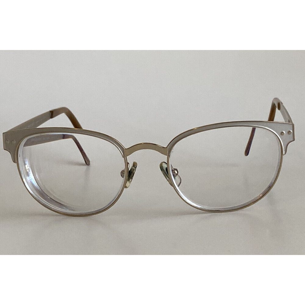 PRODESIGN DENMARK 1421 White and Brown EYEGLASSES 49-18-140 AK RX Frames‎ Only